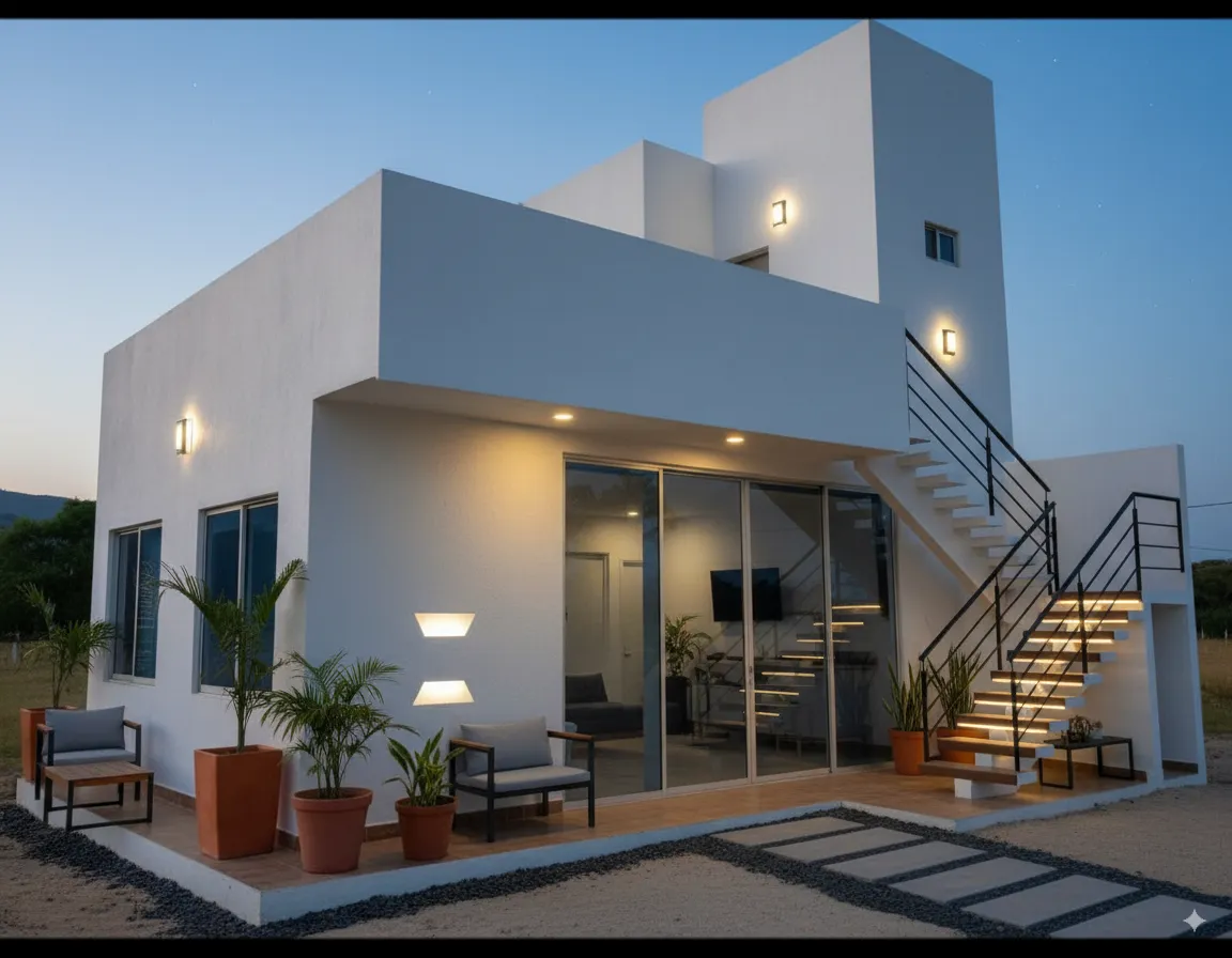 Casa prefabricada CONCASAYA - Proyecto terminado