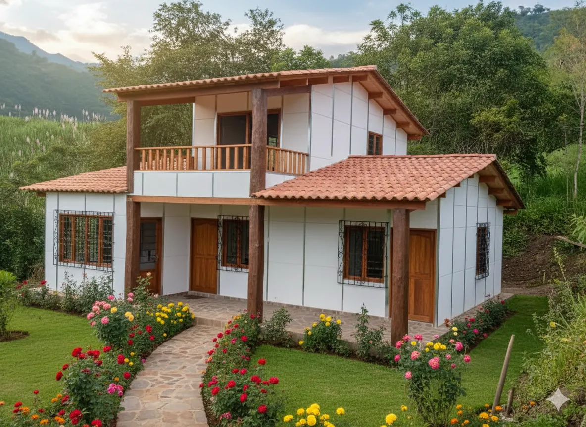 Construcción prefabricada en Cundinamarca - casas EPS y plaqueta CONCASAYA